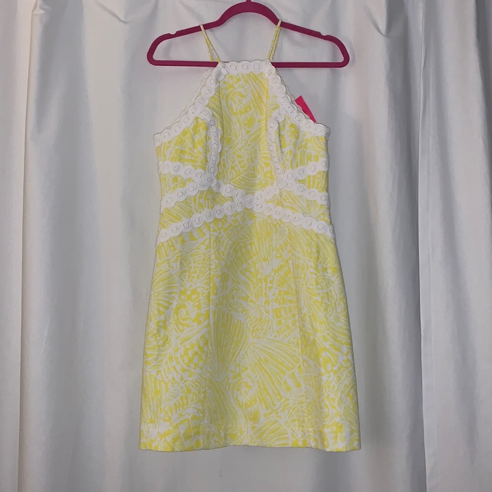 Lilly Pulitzer Yellow Shift Dress